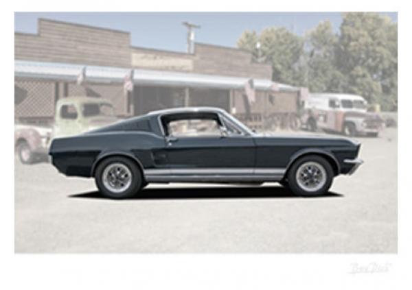 Poster mit Motiv von Mustang PoMu43