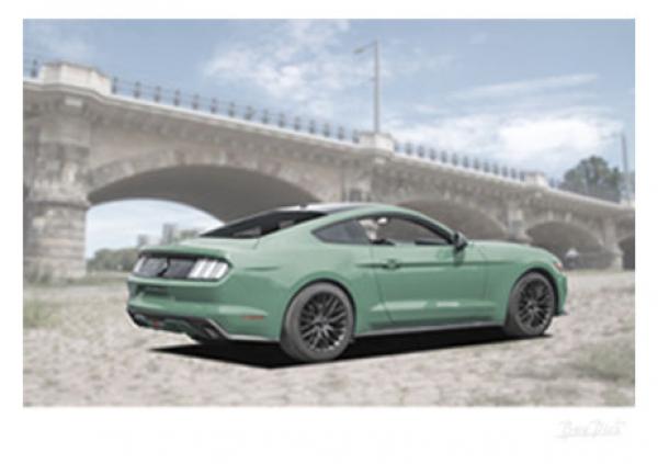 Poster mit Motiv von Mustang PoMu44