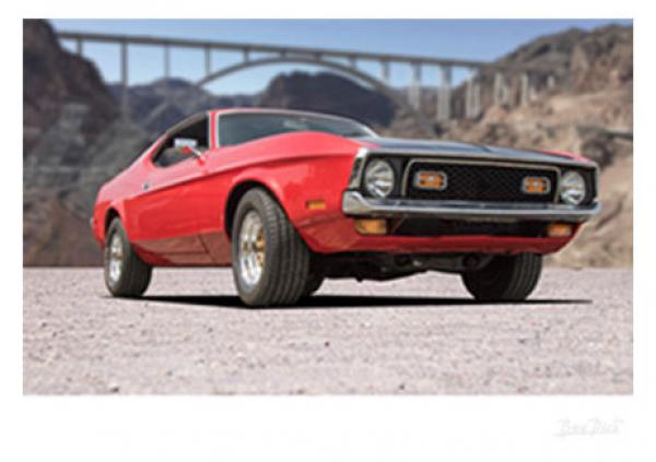 Poster mit Motiv von Mustang PoMu46