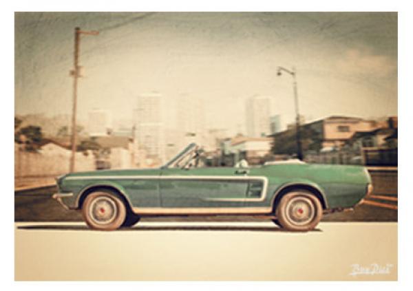 Poster mit Motiv von Mustang PoMu53