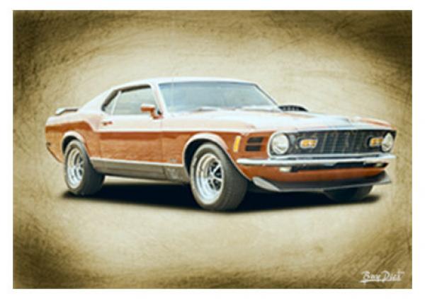 Poster mit Motiv von Mustang PoMu57