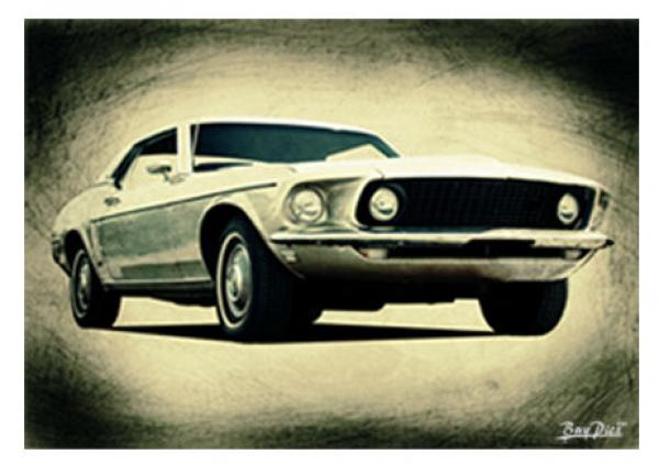 Poster mit Motiv von Mustang PoMu61