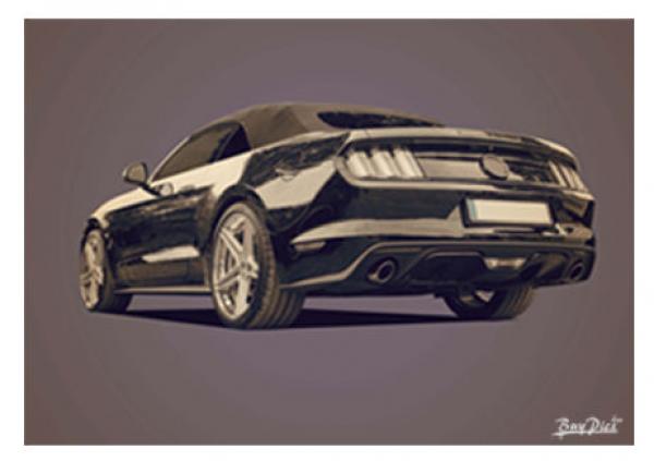 Poster mit Motiv von Mustang PoMu63
