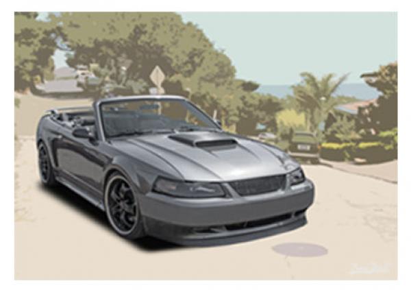 Poster mit Motiv von Mustang PoMu9