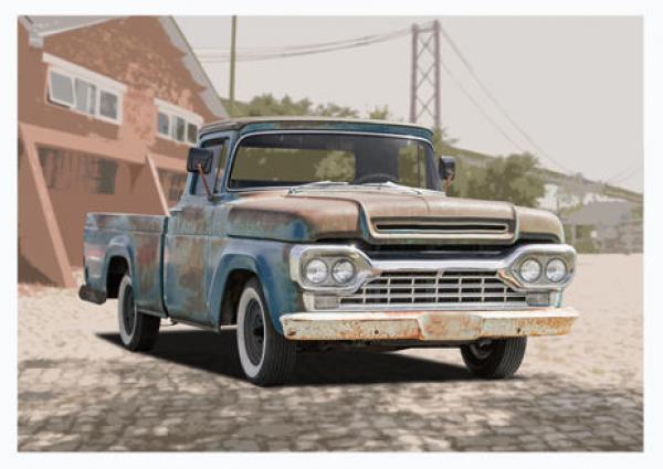 Poster mit Motiv von Pickup PoPu12