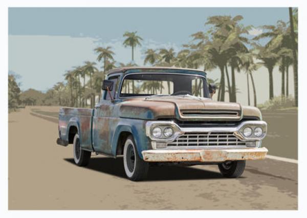Poster mit Motiv von Pickup PoPu13