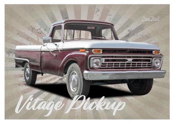Poster mit Motiv von Pickup PoPu2