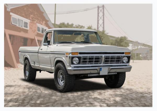 Poster mit Motiv von Pickup PoPu28
