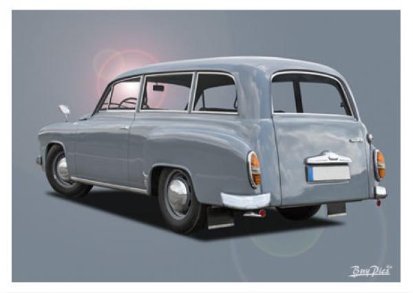 Poster mit Motiv von Wartburg PoWa17