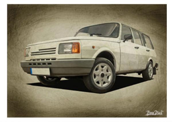 Poster mit Motiv von Wartburg PoWa27