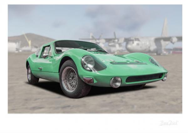 Poster mit Motiv von Wartburg PoWa43