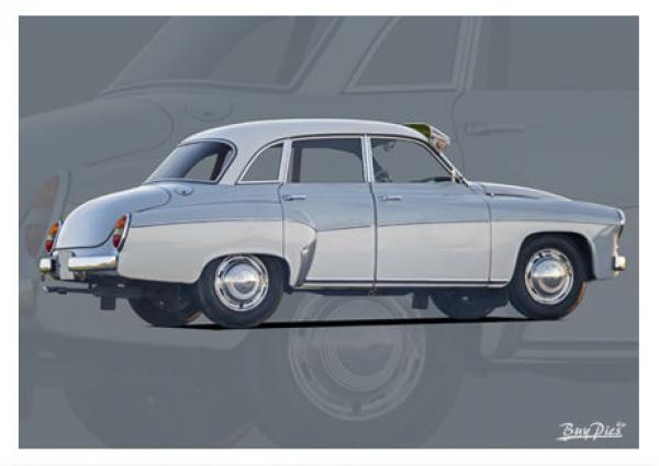 Poster mit Motiv von Wartburg PoWa5