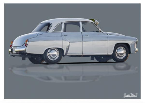 Poster mit Motiv von Wartburg PoWa6