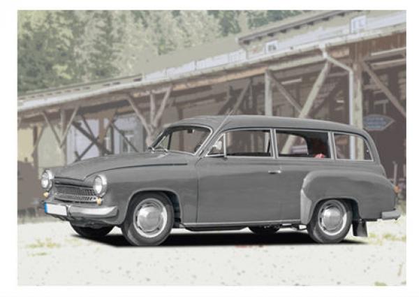 Poster mit Motiv von Wartburg PoWa67