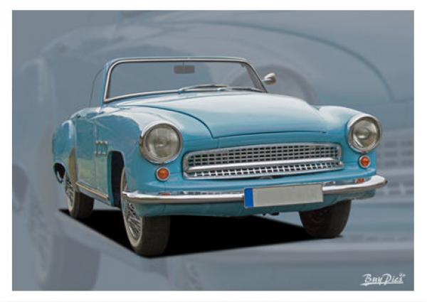Poster mit Motiv von Wartburg PoWa7