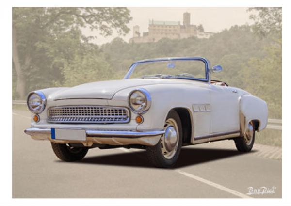 Poster mit Motiv von Wartburg PoWa71