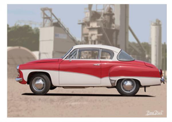 Poster mit Motiv von Wartburg PoWa76