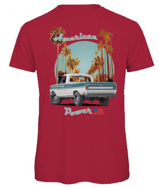 T-Shirt mit Motiv von American Pickup Pu33