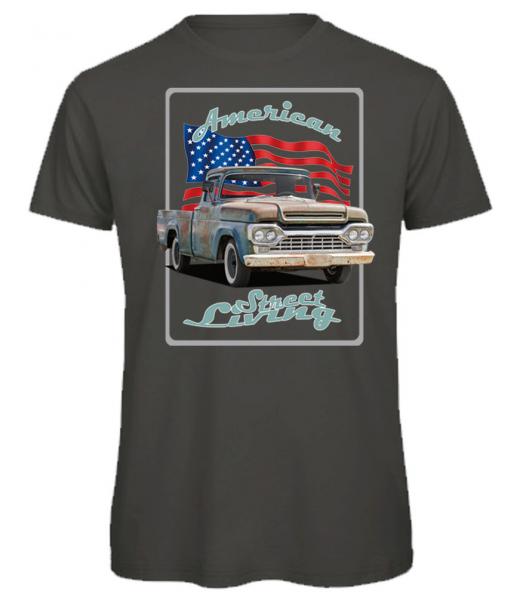 T-Shirt mit Motiv von American Pickup Pu66