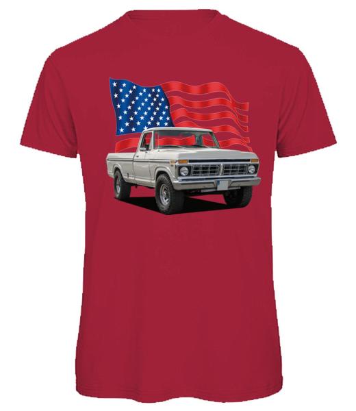 T-Shirt mit Motiv von American Pickup Pu80