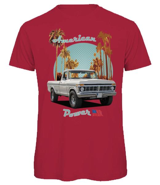 T-Shirt mit Motiv von American Pickup Pu83