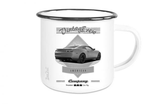 Emailletasse mit Motiv von Camaro ETaCa20
