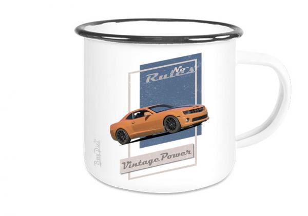 Emailletasse mit Motiv von Camaro ETaCa28