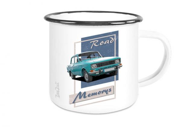 Emailletasse mit Motiv von OstCars ETaOC10