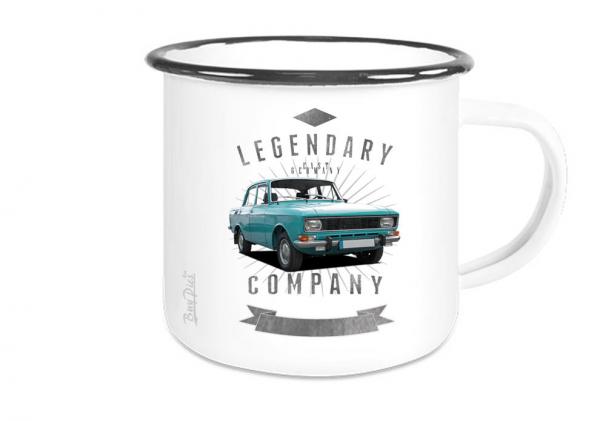 Emailletasse mit Motiv von OstCars ETaOC11