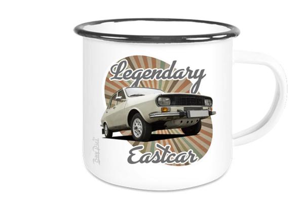 Emailletasse mit Motiv von OstCars ETaOC18