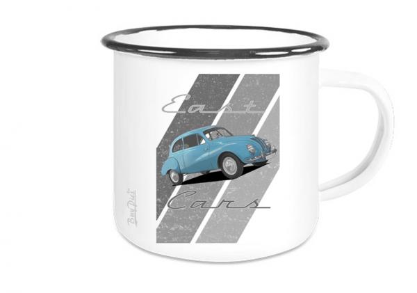 Emailletasse mit Motiv von OstCars ETaOC3