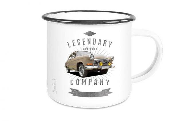 Emailletasse mit Motiv von OstCars ETaOC34
