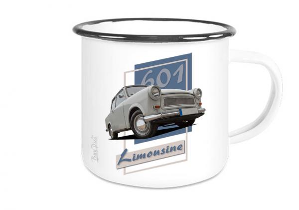 Emailletasse mit Motiv von Trabant ETaTr5