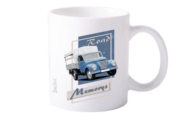 Keramiktasse mit Motiv von OstCars KTaOC28