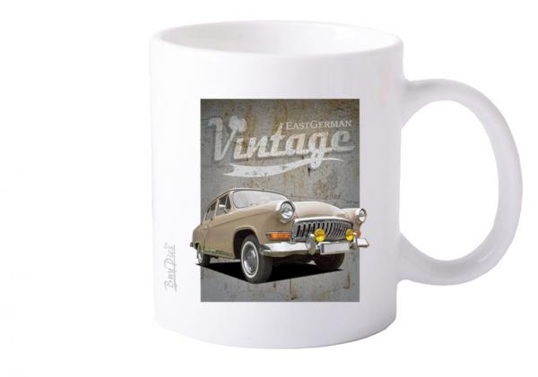 Keramiktasse mit Motiv von OstCars KTaOC33