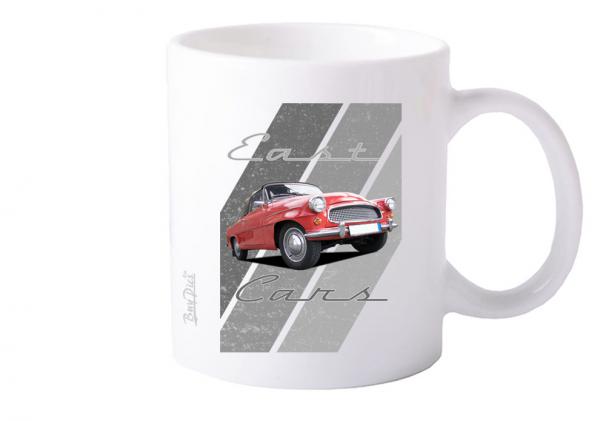 Keramiktasse mit Motiv von OstCars KTaOC42