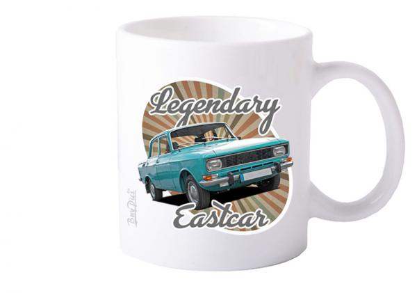 Keramiktasse mit Motiv von OstCars KTaOC7