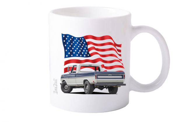 Keramiktasse mit Motiv von Pickup KTaPu10
