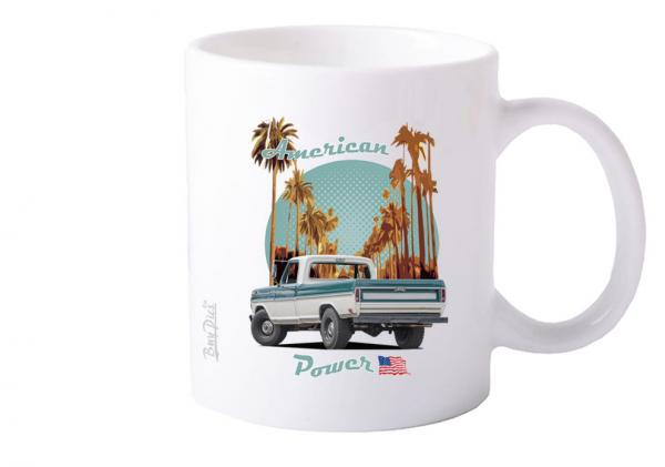 Keramiktasse mit Motiv von Pickup KTaPu11