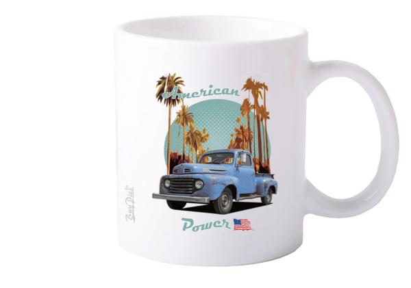 Keramiktasse mit Motiv von Pickup KTaPu18