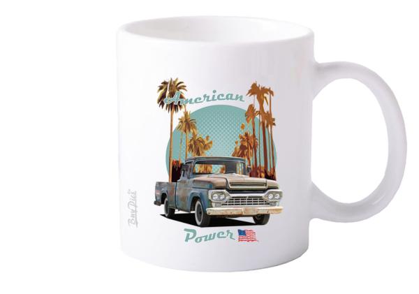 Keramiktasse mit Motiv von Pickup KTaPu24