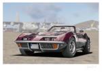 Poster mit Motiv von Corvette PoCo12