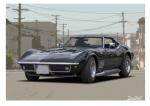 Poster mit Motiv von Corvette PoCo35