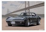 Poster mit Motiv von Corvette PoCo37