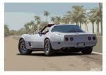 Poster mit Motiv von Corvette PoCo43