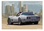 Poster mit Motiv von Corvette PoCo44