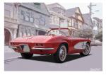 Poster mit Motiv von Corvette PoCo48