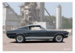 Poster mit Motiv von Mustang PoMu14