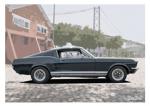 Poster mit Motiv von Mustang PoMu15