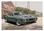 Poster mit Motiv von Mustang PoMu3